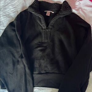 Victoria's Secret Black Half-Zip Sweater